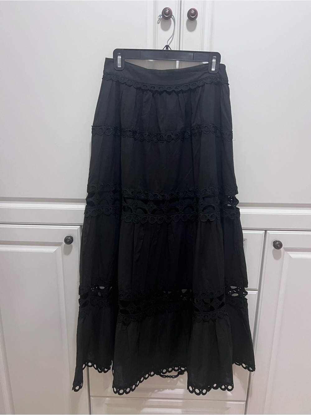NWT So Me Eyelet maxi skirt set sz M - Picture 2 of 9